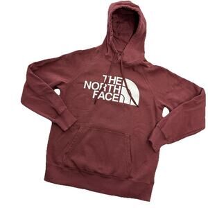 The North Face Womens Half Dome Hoodie Small Athletic Logo